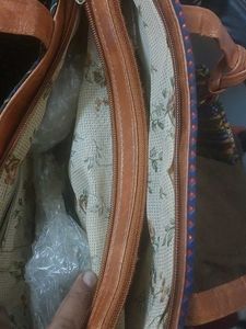 Ethnic Boho Multicolored Handbag + Coin key pouch