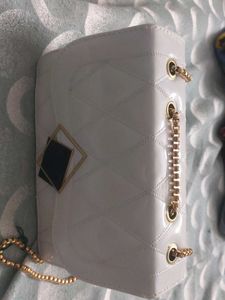 Stylish White box Crossbody Bag