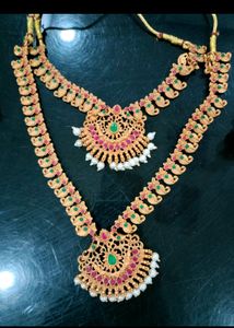 South Indian Bridal Matte Finish Jewelry