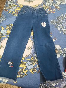 Cute Denim Jeans for 4-6 years girl