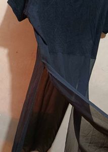 Half Net See-through Kurti