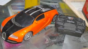 Orange RC Bugatti