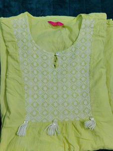 Lime Green Kurta