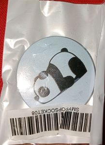 Cute Panda Mobile Stick Socket