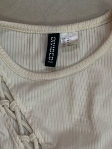 H&amp;M Divided Lace-Up Tank