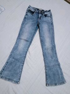 Flare Leg Denim Jeans