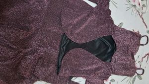 Sparkly Purple Mini Dress