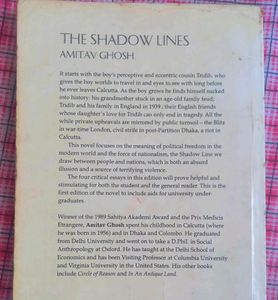 The Shadow Lines - Amitav Ghosh