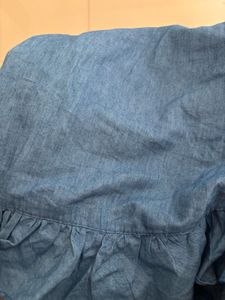 Ruffled Denim Skort