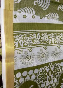 New Saree Bhavani Prints Cotton Doriya with Blouse