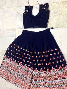Heavy Mirror Work Lehenga Set