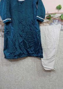 Teal Kurta Set