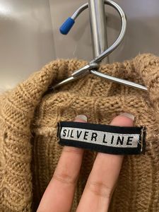 Long Collared Front Open Woollen Sweater