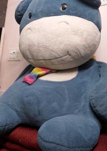 Blue Hippo Plushie