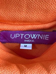 Size - 34 - 36 Uptownie Orange Cowl Neck Top