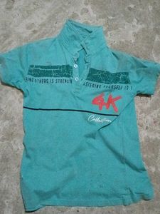 Boys 4K Collection Teal Polo Shirt