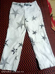 Star Print Casual Pants
