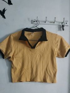 Cute Yellow Crop Top