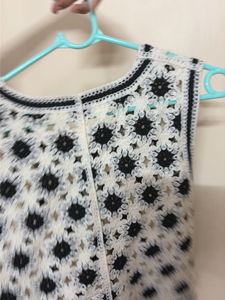 Crochet Flower Vest Top