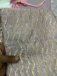 Elegant Lavender Saree