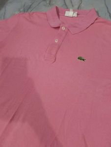 Pink Lacoste Polo Shirt 💎