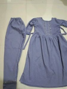 Girls&#39; Periwinkle Dress &amp; Pants Set