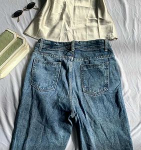 Super High Waist Mom&#39;s Jean