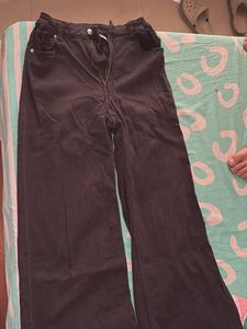 Wide Leg Black Jeans