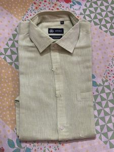 SHADES Cotton Rich Shirt - XL - Light Green