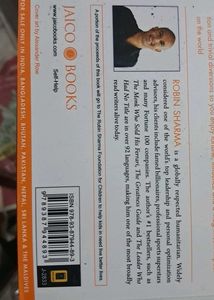 Self Help Book By the Author Robin Sharma.