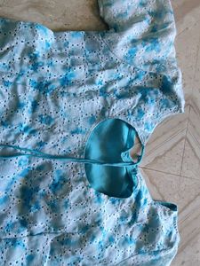 Blue &amp; White Dress