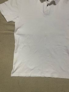 White Polo Tshirt - Classic Style