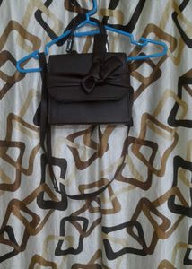Brown Bow Mini Bag