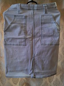 Denim Mini Skirt