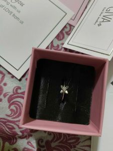 Giva 925 Silver Beautiful Orchid Ring