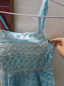 One Strip Embroidery Top