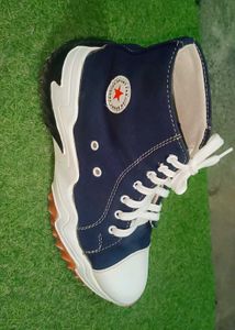 Navy High Top Sneakers