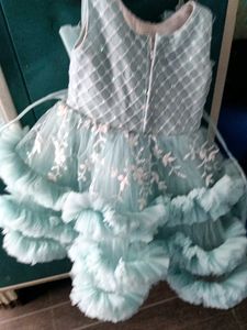 Elegant Blue Party Dress