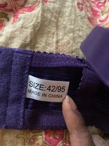 Purple Designer Padded Bra Not Used