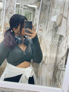 Crop Top With Thumb Hole