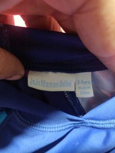 Kids Shark Swimsuit with Goggles (3–4 Years)