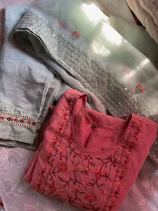 Embroidered Kurta Set
