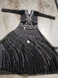 Elegant Black Ethnic Gown