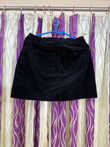 Forever 21 Black Suede Mini Pencil Skirt