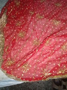 3 red suhagan chunri