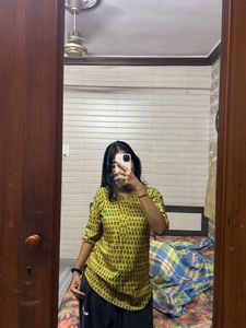 Threads Yellow Floral Top