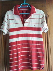 Striped Polo Red T-Shirt