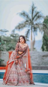 designer ghaghra only 3hrs wear kia he
