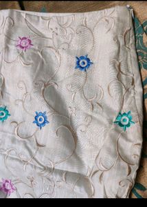 Full Embroidrery Skirt With Side  (Tag Attached)