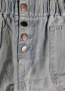 Button Wide Leg Jeans 👖
